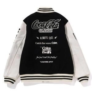 Coca-Cola-Black-And-White-Wool-Varsity-Jacket-1