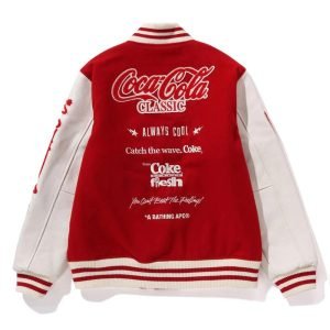 Coca-Cola-Red-And-White-Wool-Varsity-Jacket-1