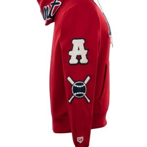 Atlanta Black Crackers Vintage Red Hoodie