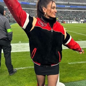 San-Francisco-49ers-Kristin-Juszczyk-Suede-Jacket