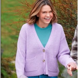 Amanda-Film-An-Easter-Bloom-2024-Aimee-Teegarden-Purple-Cardigan-1