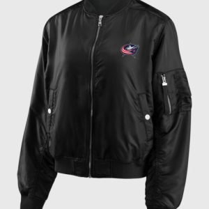 Columbus-Black-Bomber-Varsity-Jacket