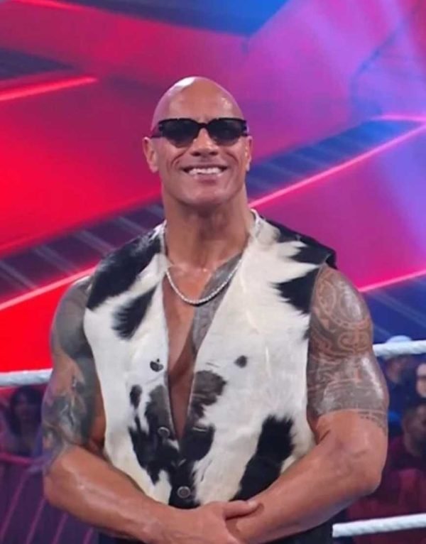 WWE-Raw-2024-Dwayne-Johnson-Cow-Vest