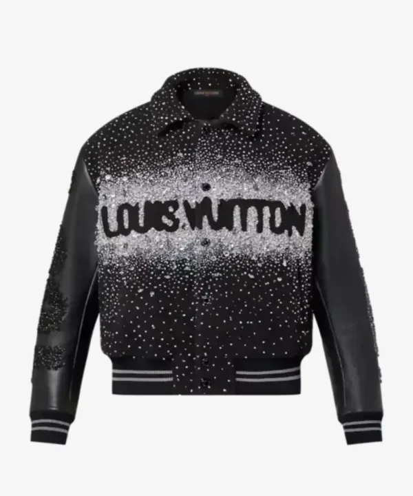 Louis-Vuitton-X-J-hope-Mvp-Of-Fashion-Black-Embroidered-Varsity-Jacket