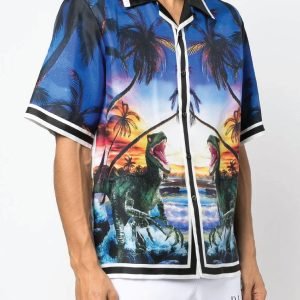 Luke-Bryan-American-Idol-Dinosaur-Print-Hawaiian-Shirt