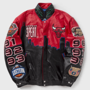 3-Peat-Chicago-Bulls-Leather-Jacket