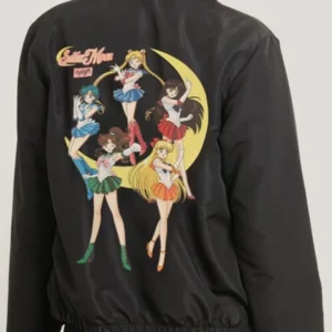 Black-Pretty-Guardian-Sailor-Moon-Black-Nylon-Jacket