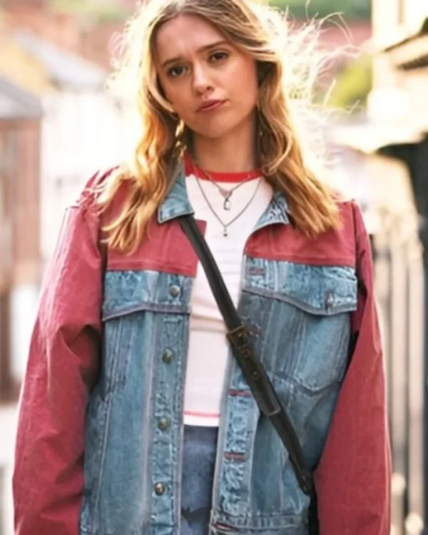 Gemma-Daddy-Issues-S01-Aimee-Lou-Wood-Denim-Jacket