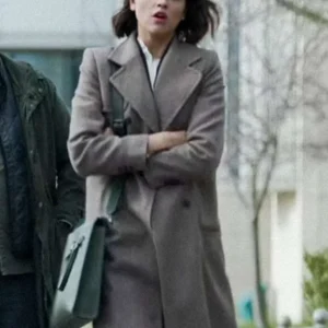 3-Body-Problem-S01-Eiza-Gonzalez-Grey-Wool-Coat