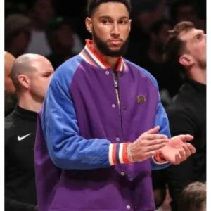 Basketball-Team-Nba-Brooklyn-Nets-Ben-Simmons-Purple-Blue-Jacket-700x893