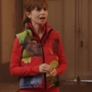 Emily-In-Paris-Season-04-Lily-Collins-Red-Vest