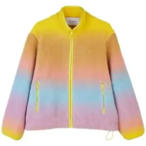 Mindy-Chen-TV-Series-Emily-In-Paris-S04-Ashley-Park-Ombre-Fleece-Jacket